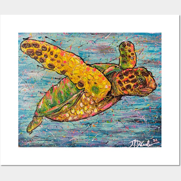 Sea Turtle Wall Art by JPDiCarloArt